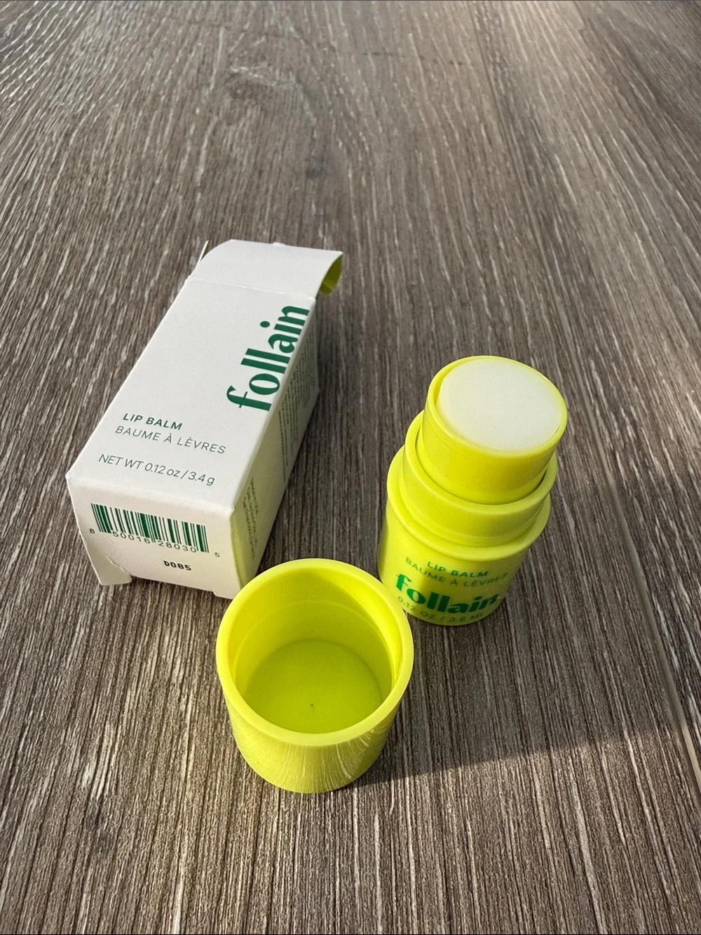 Sephora Green and White Lip Balm